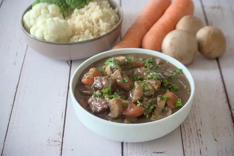 Boeuf Bourguignon santé : Une recette Diabétique, IG Bas et Low Carb