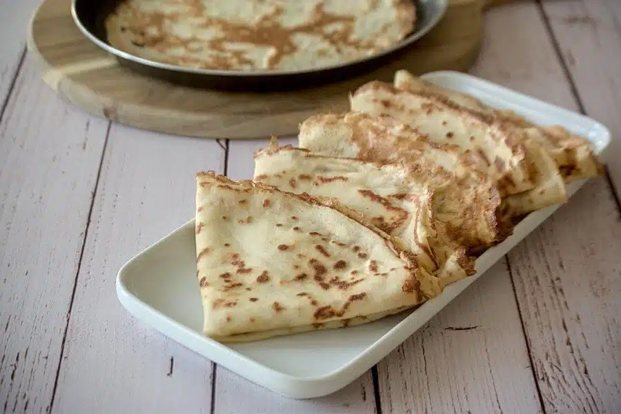 Crêpes à la farine de riz IG bas