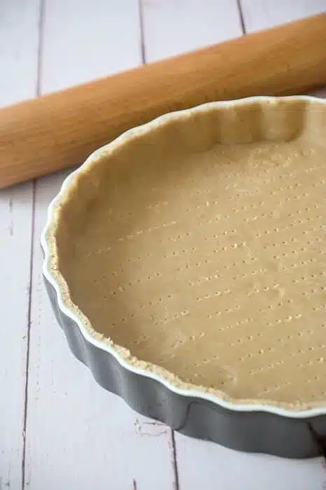 Pâte brisée IG bas maison pour tarte salée