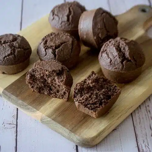 Muffins chocolat et avoine IG bas et Low Carb