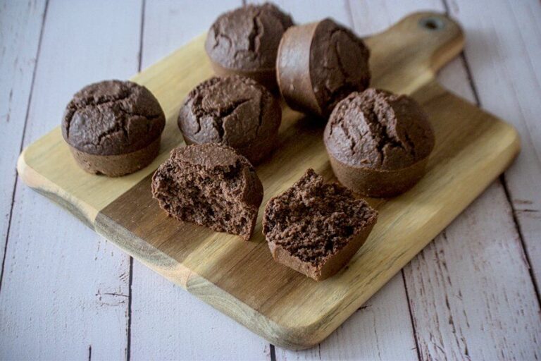 Muffins chocolat et avoine IG bas et Low Carb
