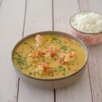 Curry de crevettes à la noix de coco IG bas
