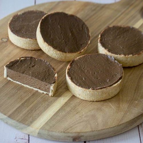 Tartelettes au chocolat noir et avocat IG bas