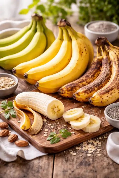 Banane et diabète : peut-on manger une banane sans faire monter la glycémie ? Banane et diabète indice glycémique selon maturité verte jaune mûre