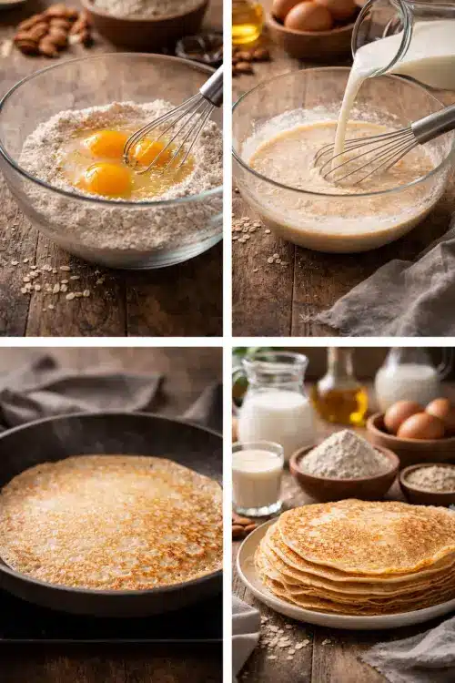 Pâte à crêpes IG bas