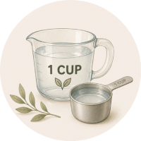Image représentant la conversion de l'eau MiDiabeteCooking