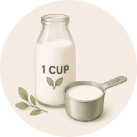 Image représentant la conversion du lait MiDiabeteCooking