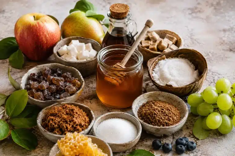 Quel sucre pour diabétique ? Ce que vous devez vraiment savoir Différents types de sucres naturels et raffinés comparés pour comprendre leur impact sur la glycémie et le diabète de type 2