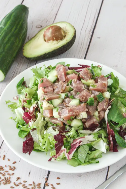 Tartare de thon avocat IG bas : une recette fraîche et rassasiante Zoom sur un tartare de thon avocat riche en protéines et pauvre en glucides